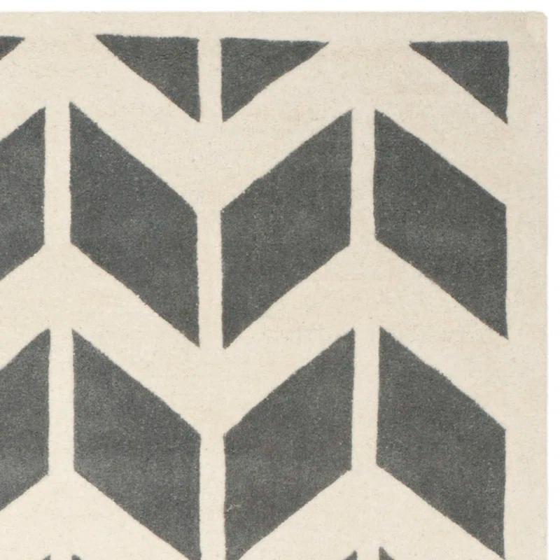 DASTINGO Chatham Hand Tufted Wool Chevron Rug