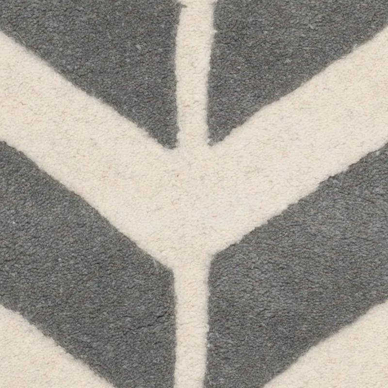 DASTINGO Chatham Hand Tufted Wool Chevron Rug