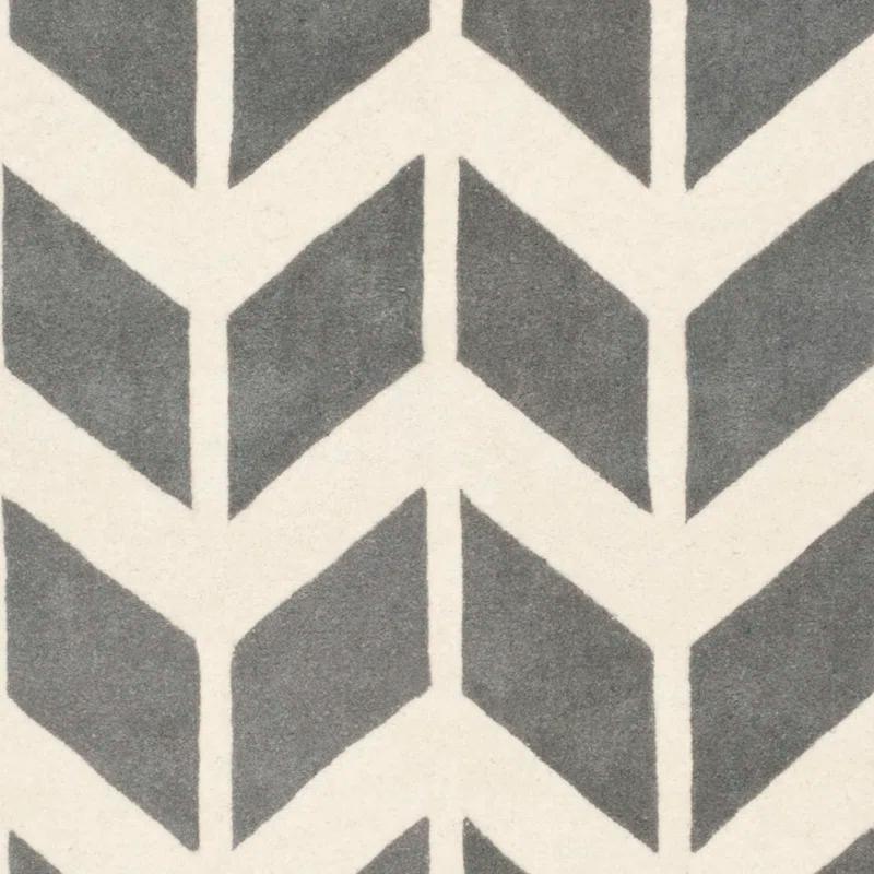 DASTINGO Chatham Hand Tufted Wool Chevron Rug