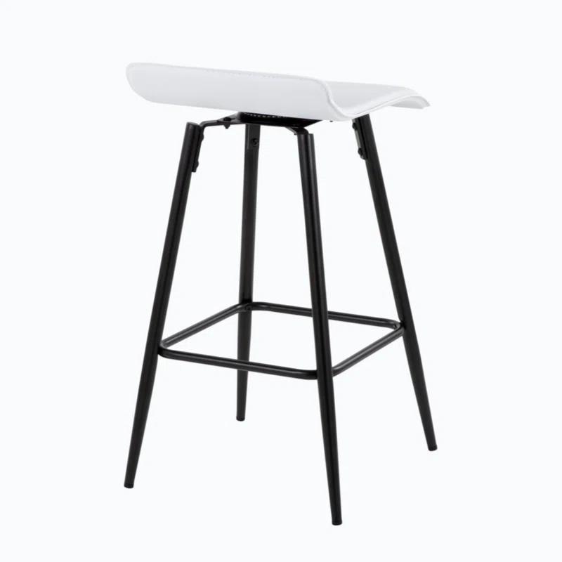 Wenty Upholstered Counter Stool with Metal Frame (Set of 2)
