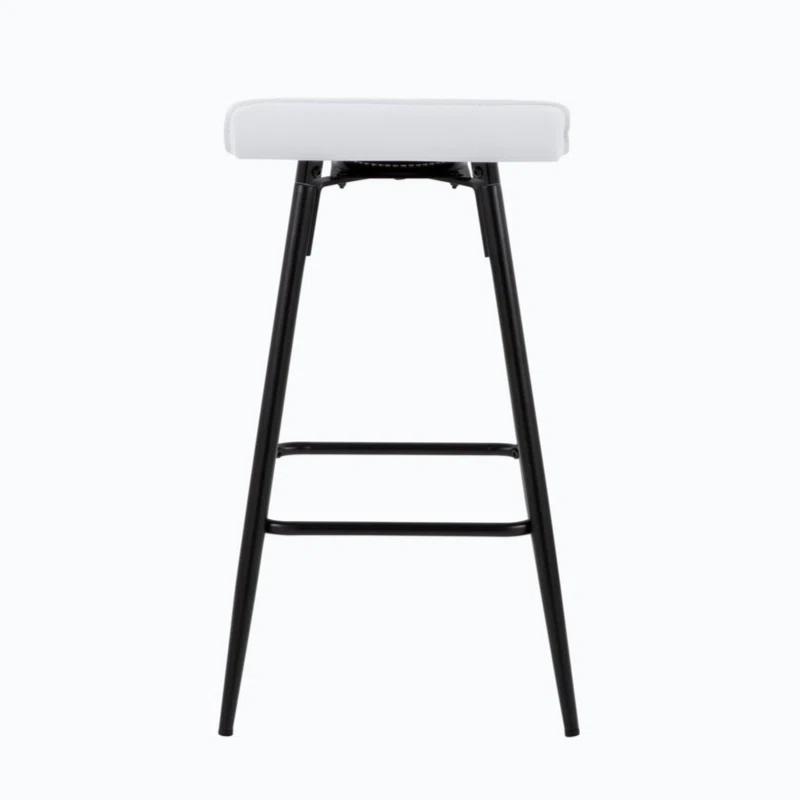 Wenty Upholstered Counter Stool with Metal Frame (Set of 2)