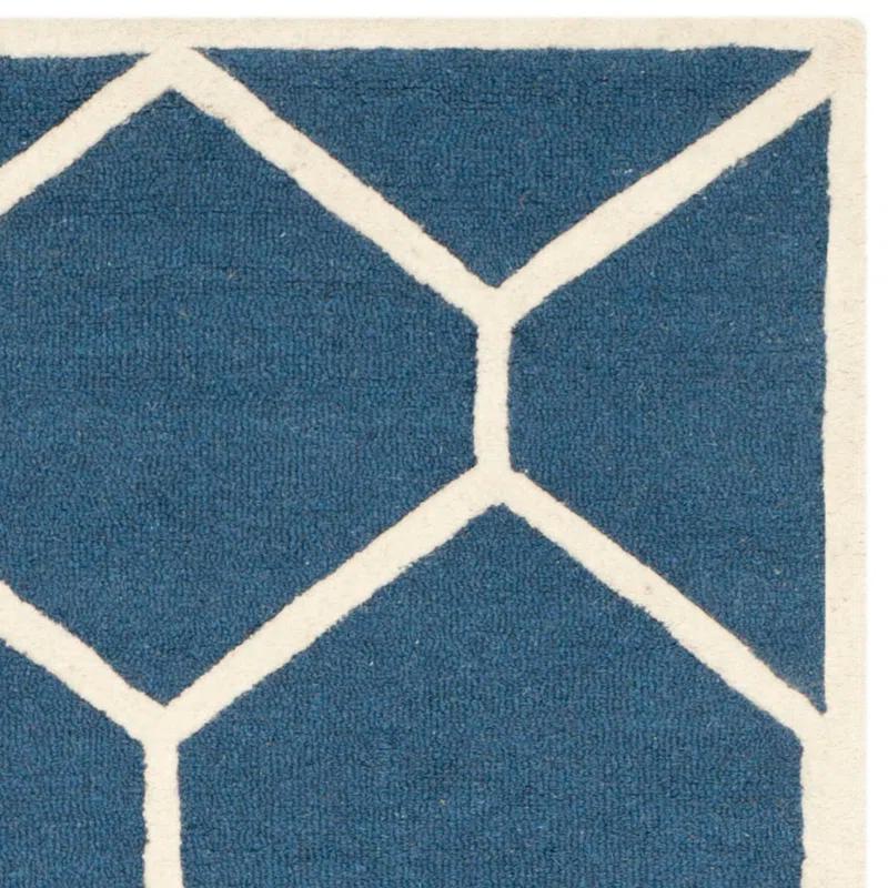 Safavieh Cambridge Hand Tufted Wool Geometric Rug | Wayfair