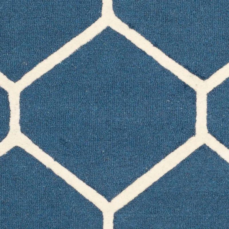 Safavieh Cambridge Hand Tufted Wool Geometric Rug | Wayfair