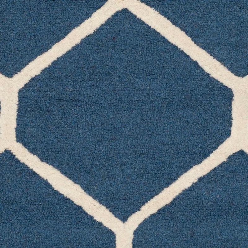 Safavieh Cambridge Hand Tufted Wool Geometric Rug | Wayfair