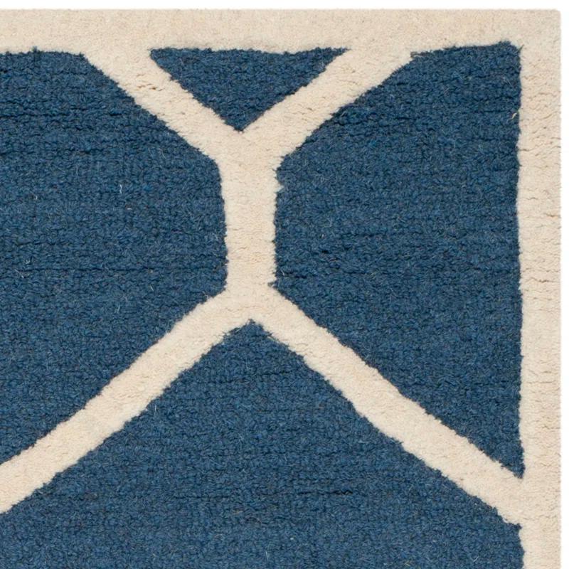 Safavieh Cambridge Hand Tufted Wool Geometric Rug | Wayfair