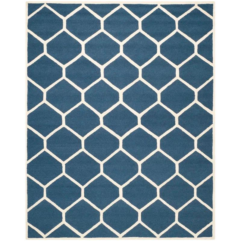 Safavieh Cambridge Hand Tufted Wool Geometric Rug | Wayfair