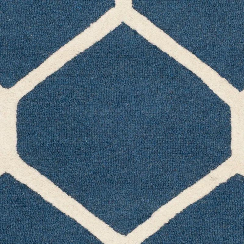 Safavieh Cambridge Hand Tufted Wool Geometric Rug | Wayfair