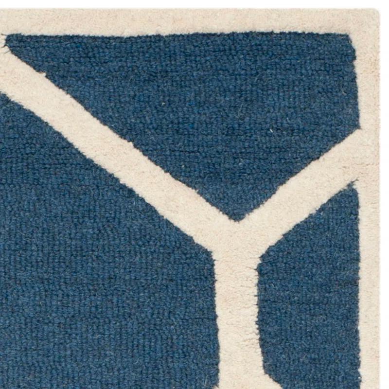 Safavieh Cambridge Hand Tufted Wool Geometric Rug | Wayfair