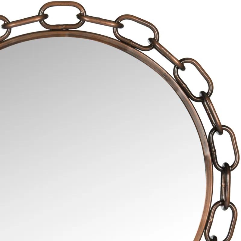 17 Stories Sista Metal Flat Wall Mirror