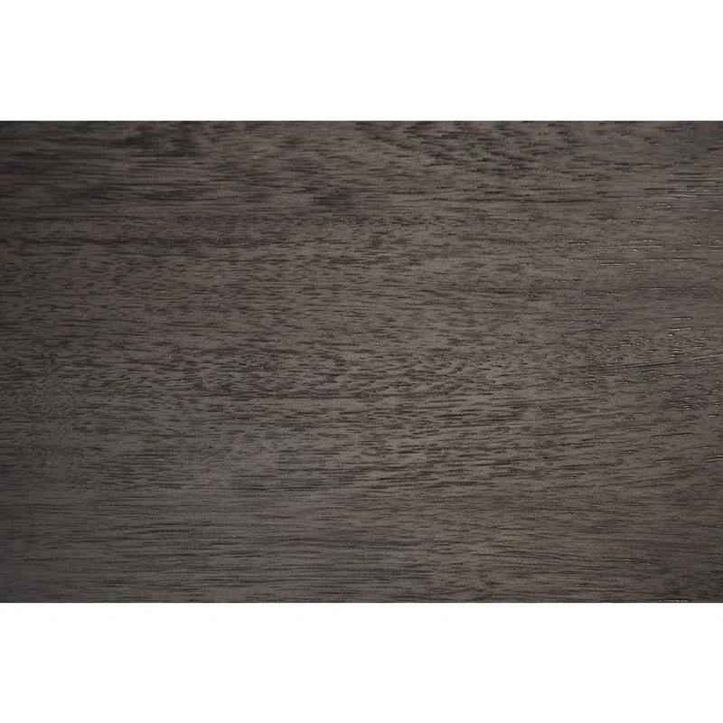 Caitbrook Textured Gray 24" Transitional Wood Barstool, Set of 2