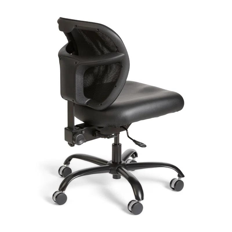ErgoVue 360 Black Vinyl and Mesh Adjustable Task Chair