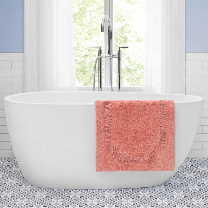 Coral Classic Cotton 2-Piece Bath Rug Set