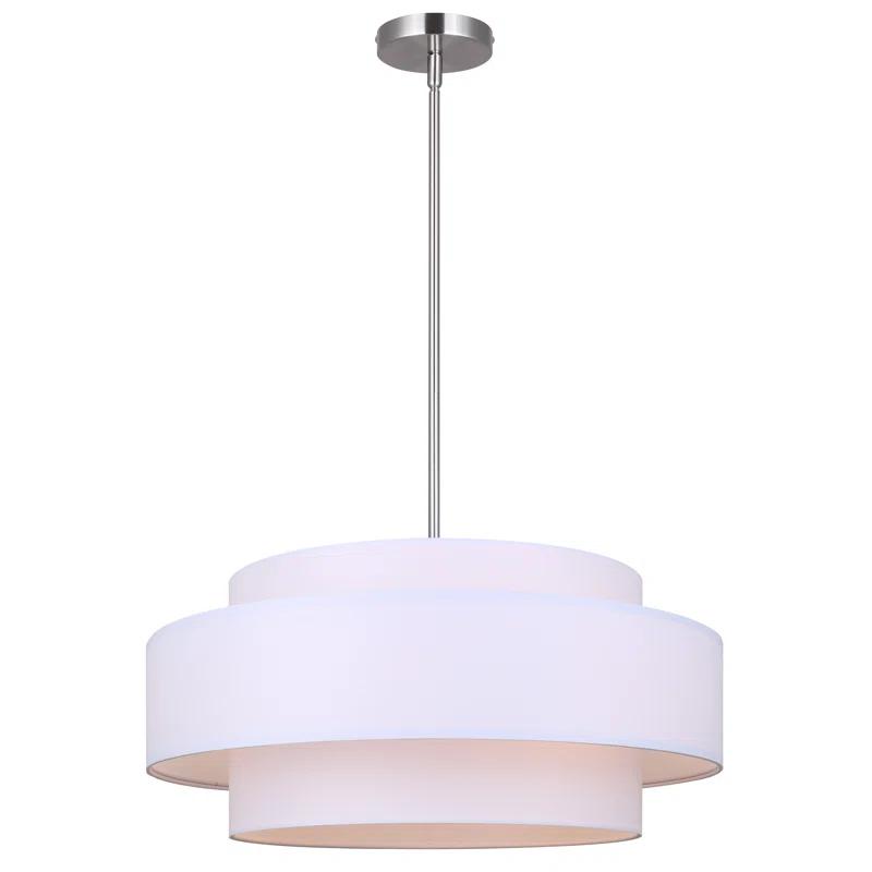 Eline 3 Light Dimmable Drum Chandelier