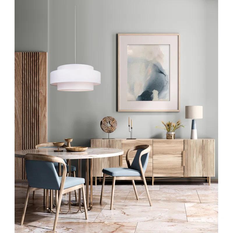 Eline 3 Light Dimmable Drum Chandelier