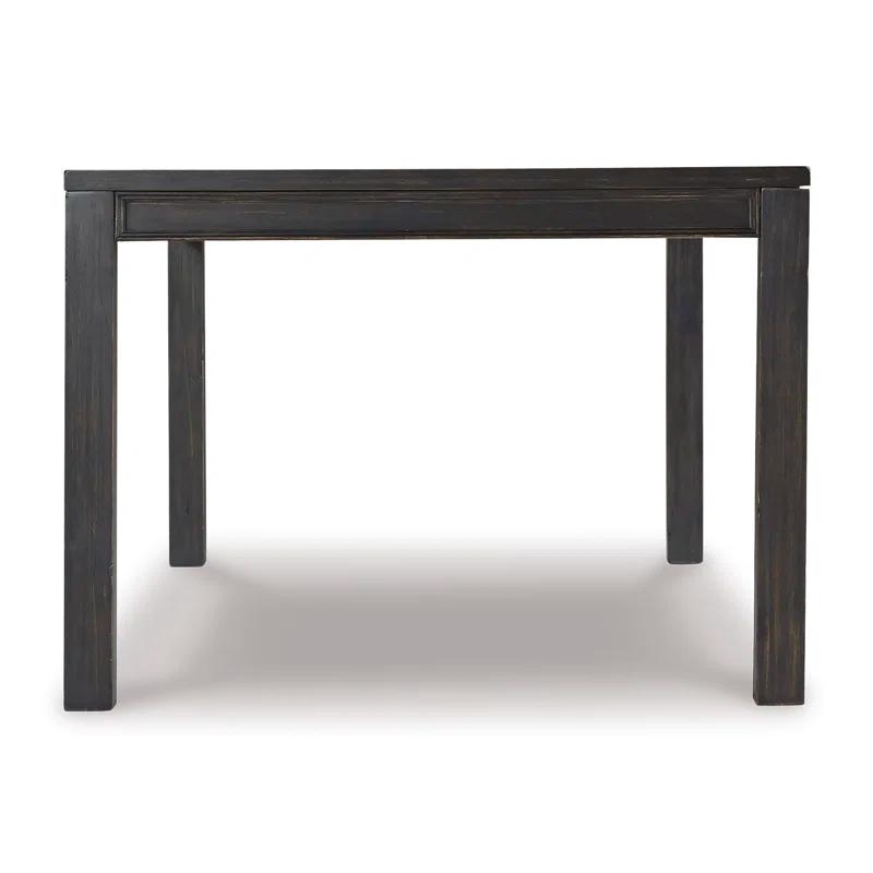Bellewood Black Reclaimed Wood 72" Transitional Dining Table