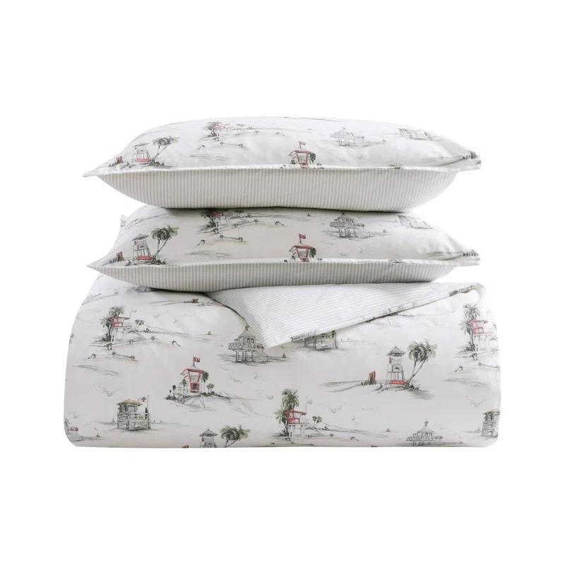 Beach Club Cotton Duvet Cover Set