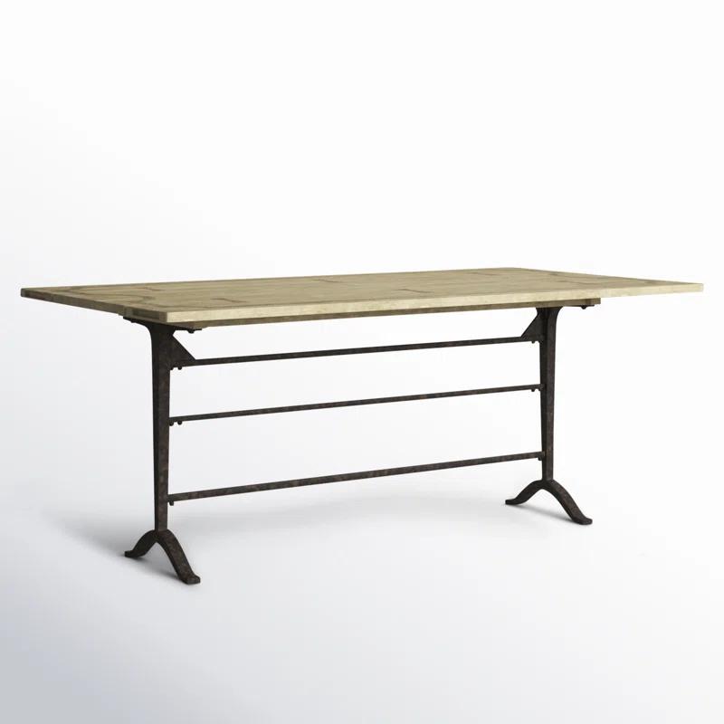 Darla Vintage Industrial Iron & Wood Console Desk/Table