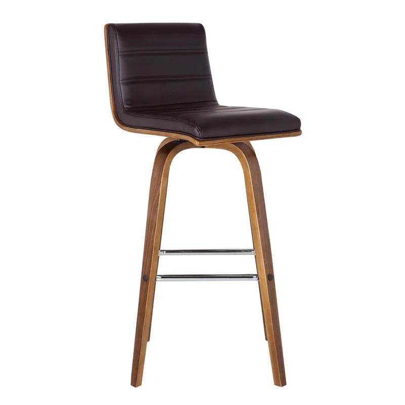 Hiram Solid Wood Swivel Bar & Counter Stool