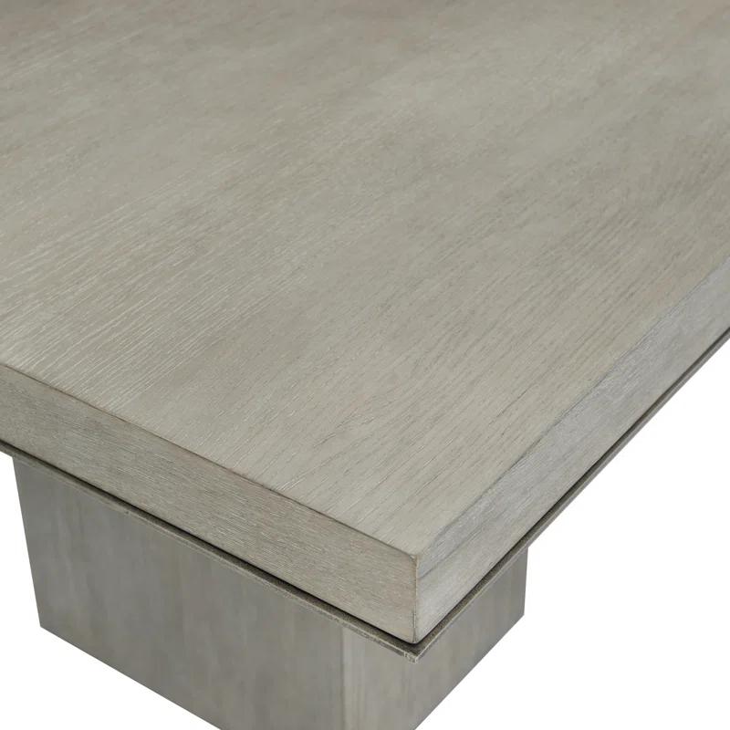 Gray Reclaimed Wood Extendable Rectangular Dining Table