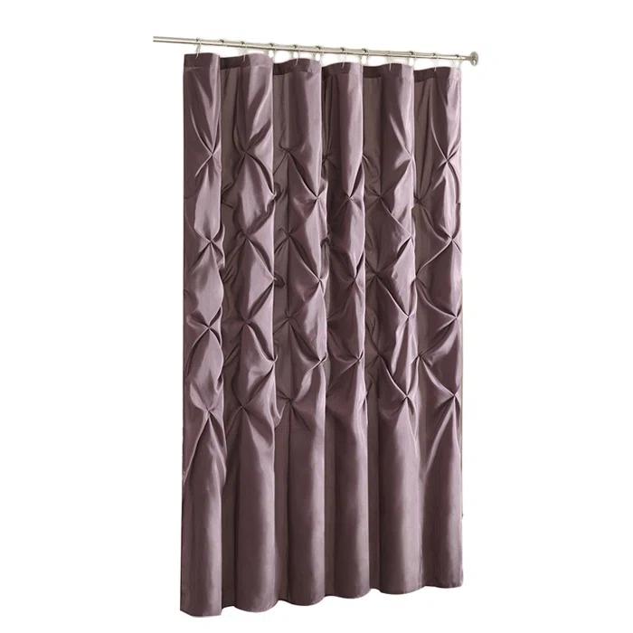 Laurel Tufted Semi-Sheer Shower Curtain