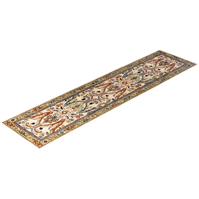 Serapi One-of-a-Kind 2' 9" X 11' 7" Hand Knotted Area Rug