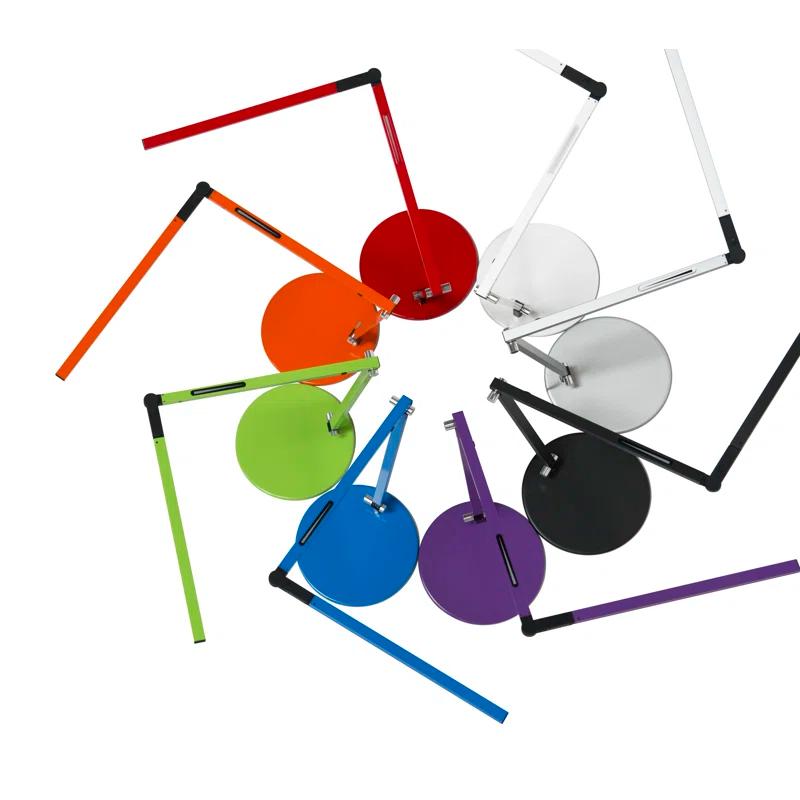 Z-Bar Adjustable Recycled Metal Clip On Lamp