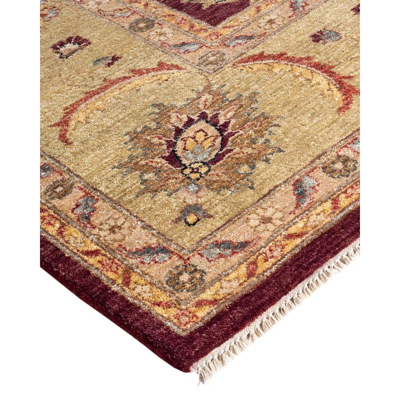 Solo Rugs Oushak One-of-a-Kind Hand-Knotted Area Rug - Red, 9' 2" x 12' 3"