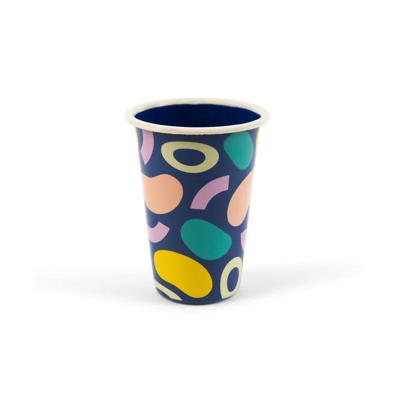 Crow Canyon Enamelware Poketo x CCH Outlines and Boulders 14 oz Tumbler