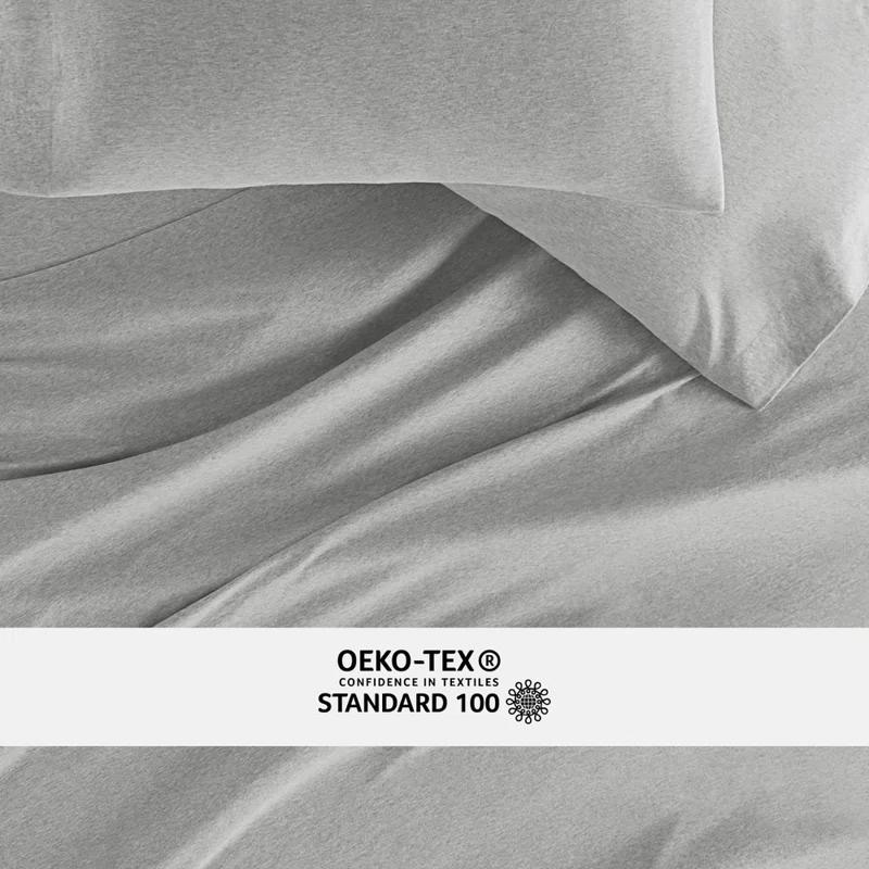 4 Piece 100% Cotton Jersey Knit Sheet Sets