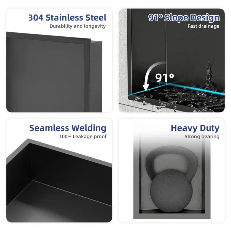 Stainless Steel Wall Niche