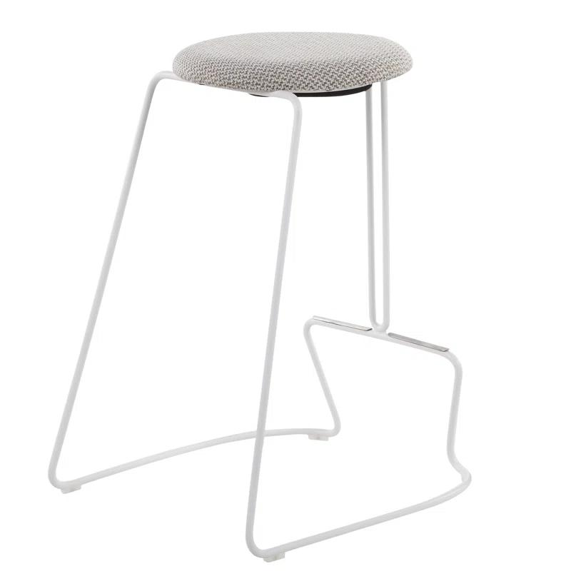 Premo Upholstered Counter Stool with Metal Frame