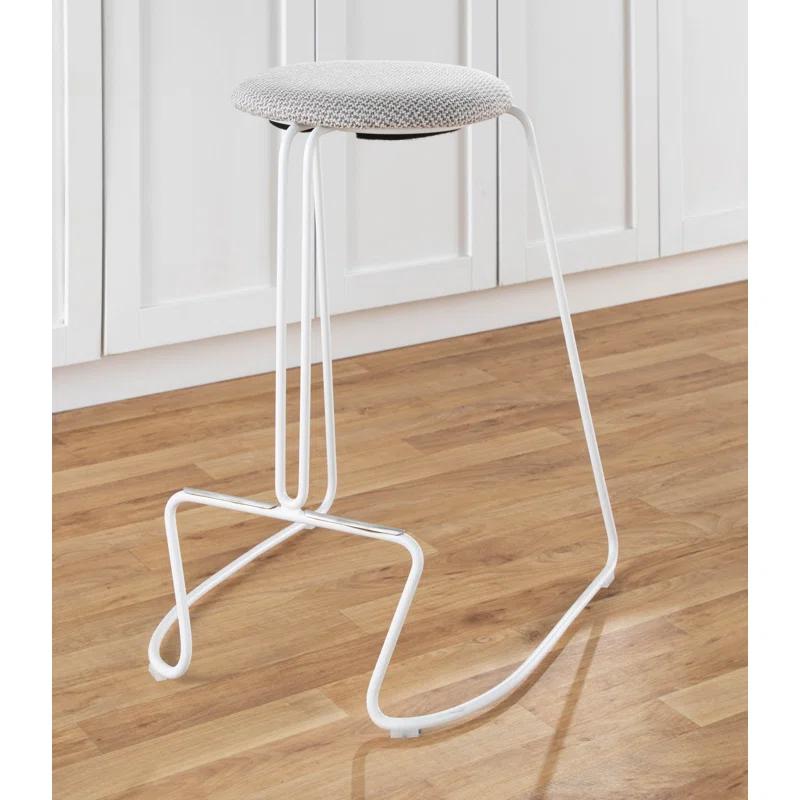 Premo Upholstered Counter Stool with Metal Frame