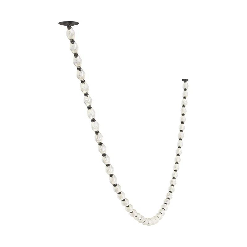Collier Dark Bronze and Crystal LED Chandelier