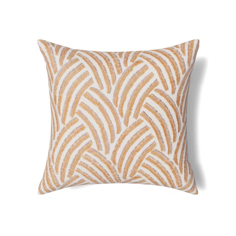 Trevi Abstract Linen Throw Pillow