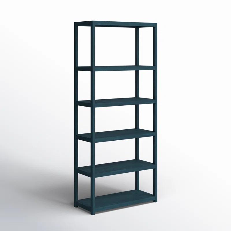 Butler Specialty Company Lark 5 Tier 30Wx75H Etagere Bookcase - Navy Blue