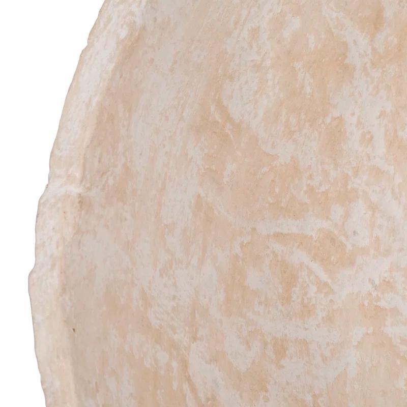 White Paper Mache Decorative Bowl (Set of 3)