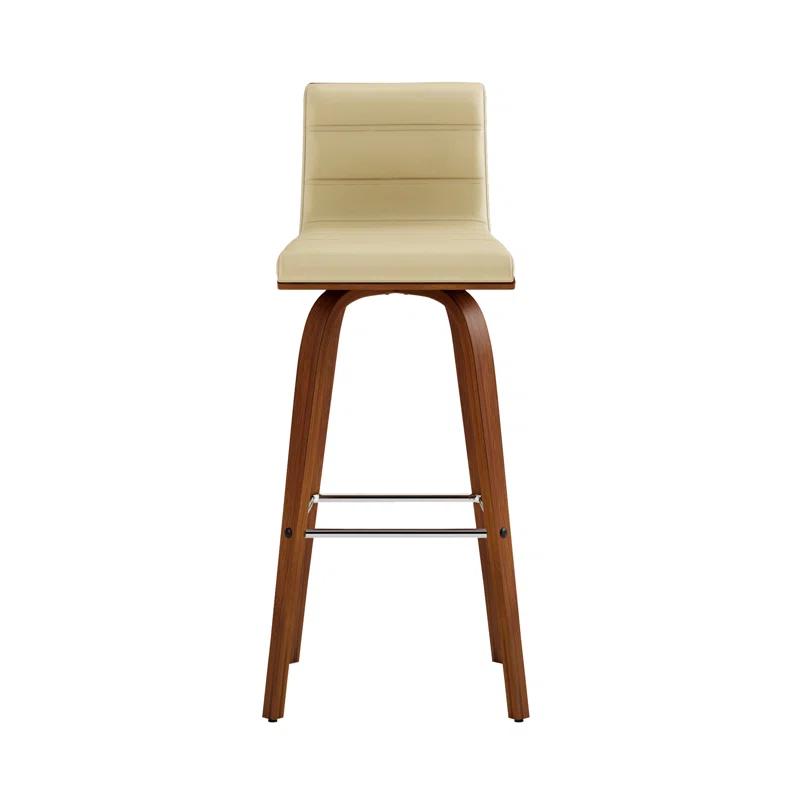 Hiram Solid Wood Swivel Bar & Counter Stool