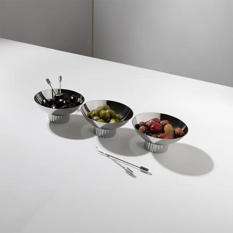 ANNA New York Striations Trio Bowl Set