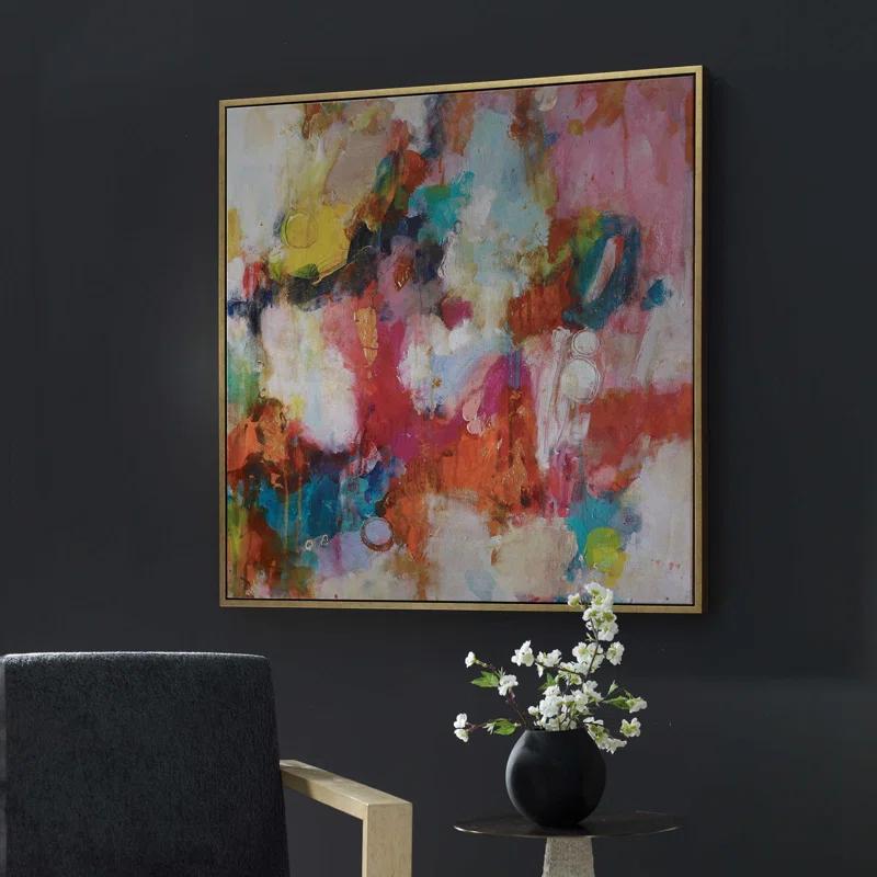 Uttermost A Colorful Mindset Framed Abstract Art