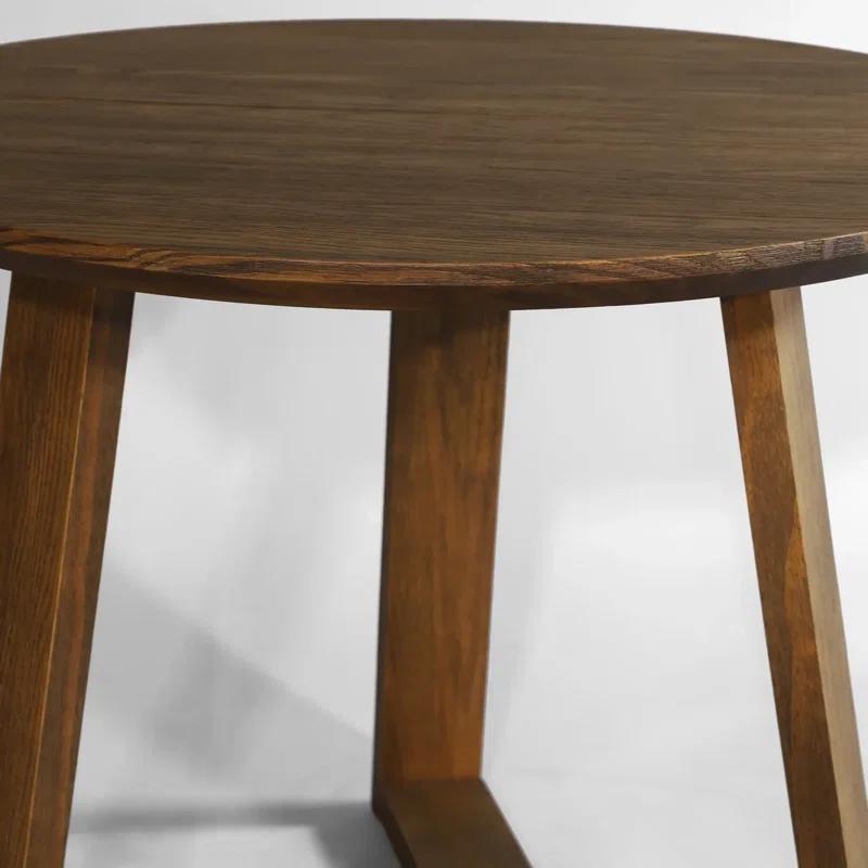 Cascais Round Dining Table With Japandi Base