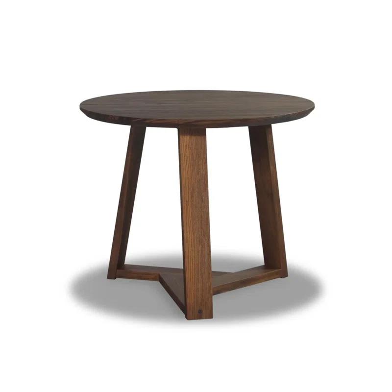 Cascais Round Dining Table With Japandi Base