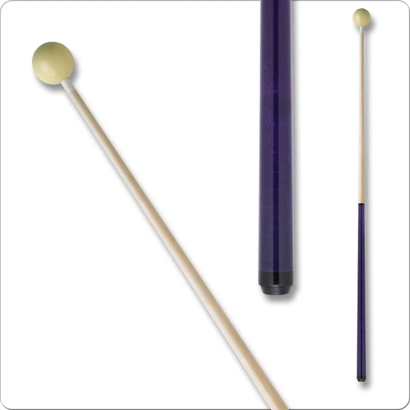 Junior Ipjrc Cue With Attached Ball - 44in - Purple