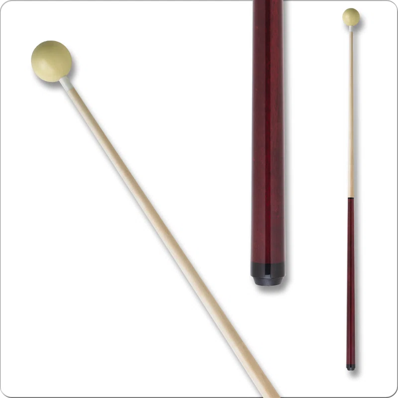 Junior Ipjrc Cue With Attached Ball - 44in - Red
