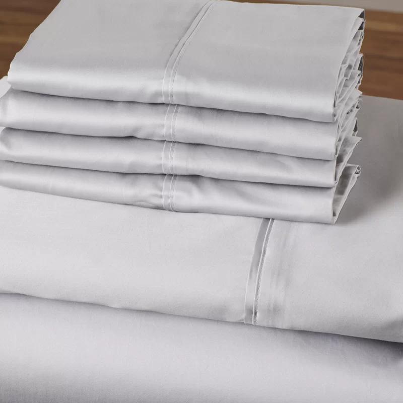 Sky Blue Queen Egyptian Cotton Deep Pocket Sheet Set