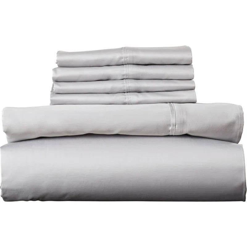 Tribeca Living 600 Thread Count 100% Cotton Extra Deep Pocket Sheet Set