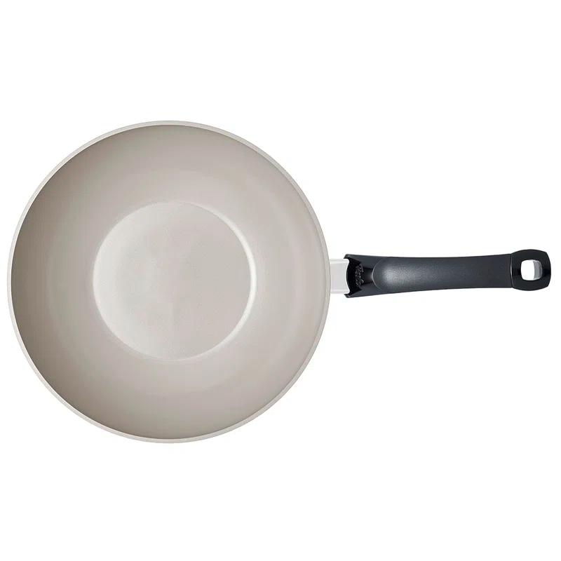 Ceratal Ceramic Non-stick Wok 11-inch, Light Gray, Plastic Handle