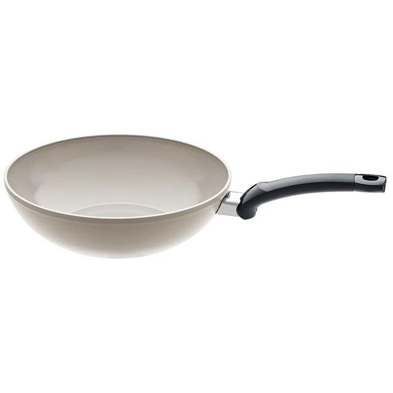Ceratal Ceramic Non-stick Wok 11-inch, Light Gray, Plastic Handle