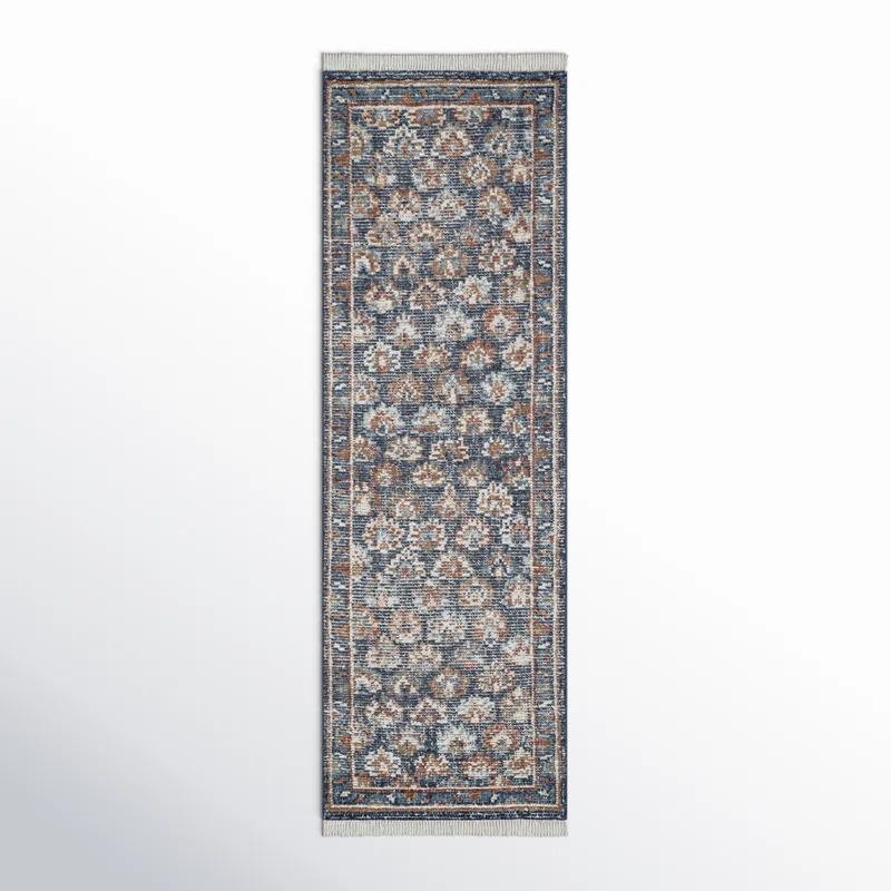 Birch Lane™ Hand Knotted Wool Floral Rug