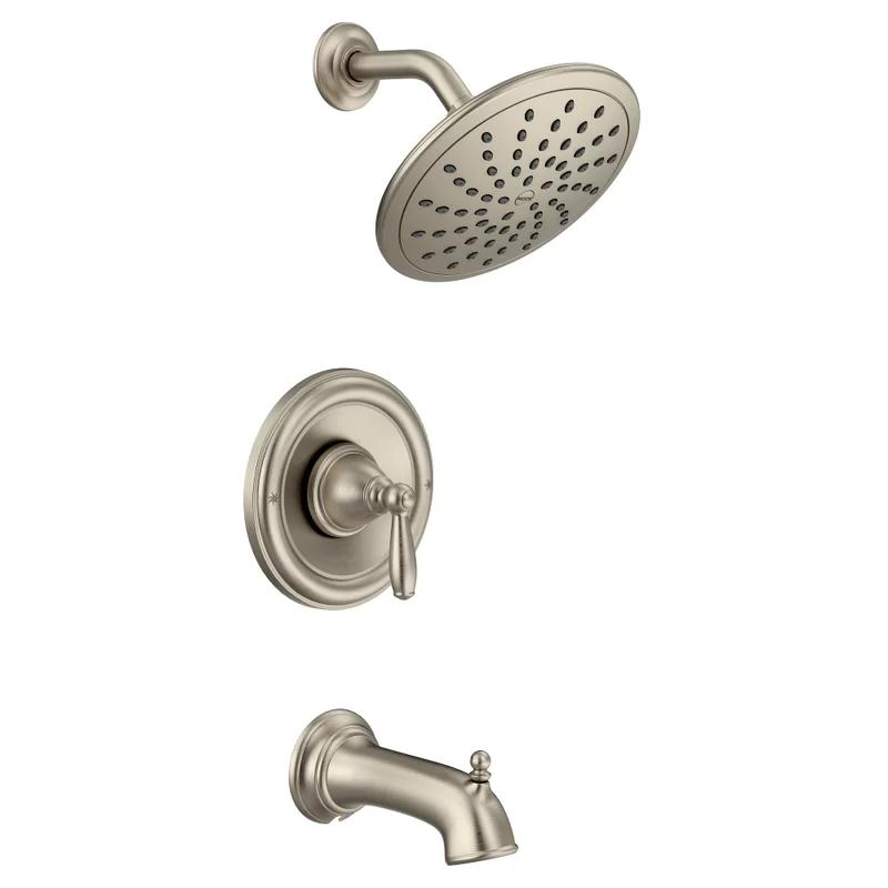 Classic Distressed Bronze 8" Single-Function Showerhead with Diverter