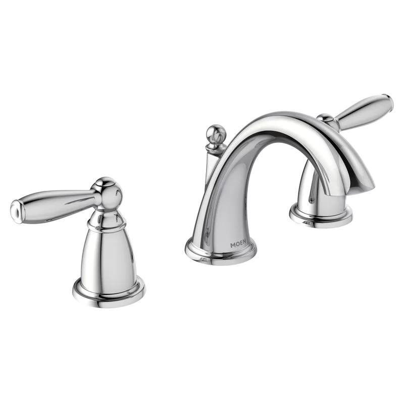 Brantford Elegance Chrome Two-Handle Widespread Bathroom Faucet